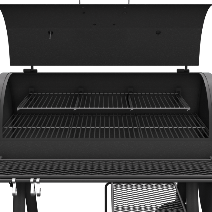 Oklahoma Joe Oklahoma Joe Highland DLX Offset Smoker/Grill 24203002 Barbecue Finished - Charcoal 099143030029