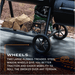 Oklahoma Joe Oklahoma Joe Highland DLX Offset Smoker/Grill 24203002 Barbecue Finished - Charcoal 099143030029