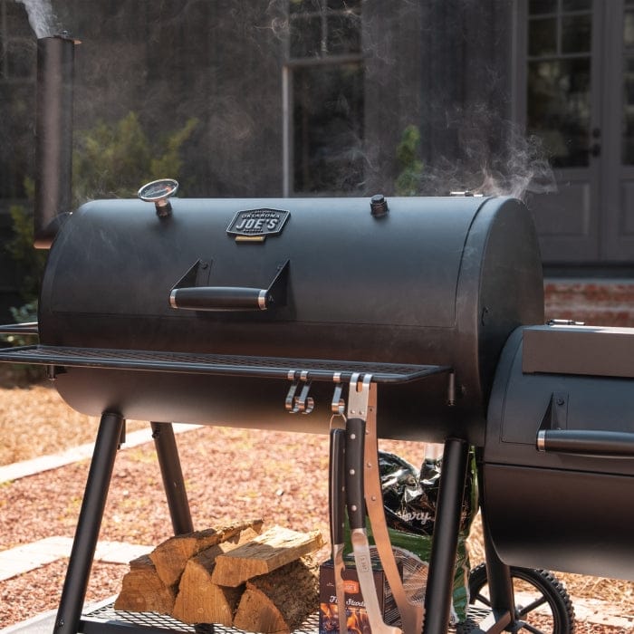 Oklahoma Joe Oklahoma Joe Highland DLX Offset Smoker/Grill 24203002 Barbecue Finished - Charcoal 099143030029