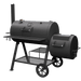 Oklahoma Joe Oklahoma Joe Highland DLX Offset Smoker/Grill 24203002 Barbecue Finished - Charcoal 099143030029