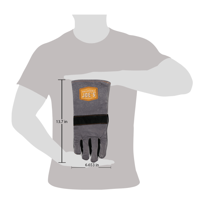 Oklahoma Joe Oklahoma Joe Leather Smoking Gloves - OJ2260040 OJ2260040 Barbecue Accessories 047362600400
