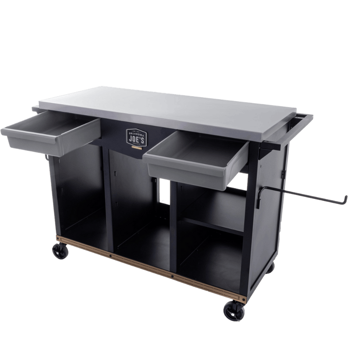 Oklahoma Joe Oklahoma Joe Workstation DLX Prep & Storage Cart - OJ2260035 OJ2260035 Barbecue Accessories 047362600356