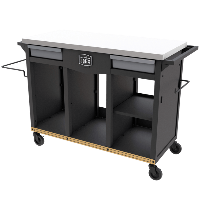 Oklahoma Joe Oklahoma Joe Workstation DLX Prep & Storage Cart - OJ2260035 OJ2260035 Barbecue Accessories 047362600356