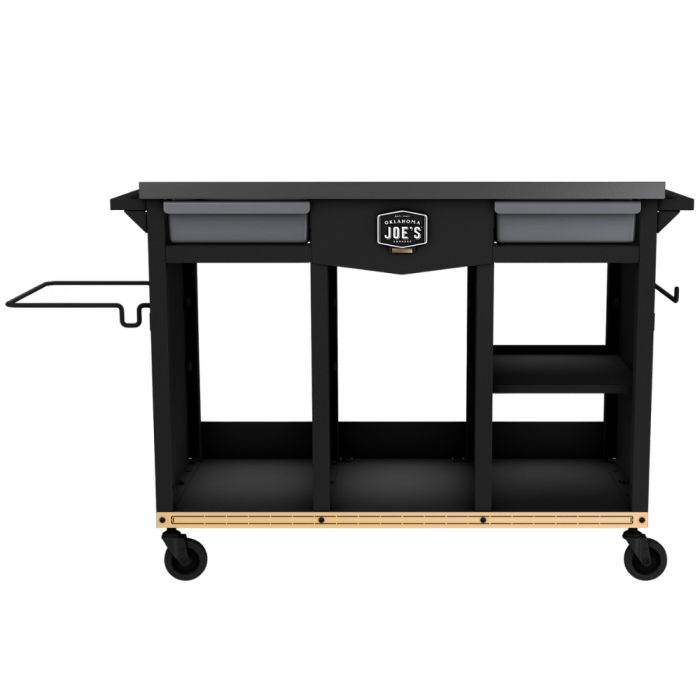 Oklahoma Joe Oklahoma Joe Workstation DLX Prep & Storage Cart - OJ2260035 OJ2260035 Barbecue Accessories 047362600356