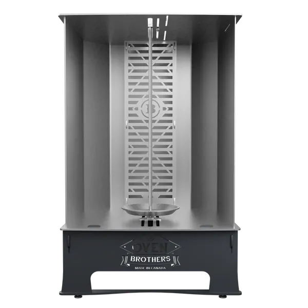 Oven Brothers Oven Brothers - The Original Joint Vertical Rotisserie Standalone OBRS Barbecue Finished - Charcoal