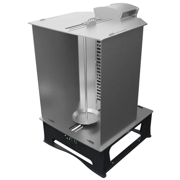 Oven Brothers Oven Brothers - The Original Joint Vertical Rotisserie Standalone OBRS Barbecue Finished - Charcoal