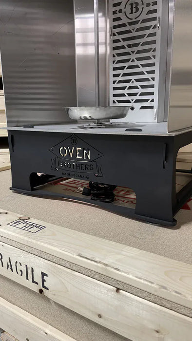 Oven Brothers Oven Brothers - The Original Joint Vertical Rotisserie Standalone OBRS Barbecue Finished - Charcoal