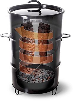 Pit Barrel Pit Barrel 18.5" Classic Pit Barrel Cooker PBC1001 Barbecue Finished - Charcoal 857212003028