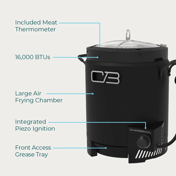 Pit Boss Charbroil The Big Easy Outdoor Air Fryer 24102165 Barbecue Finished - Gas