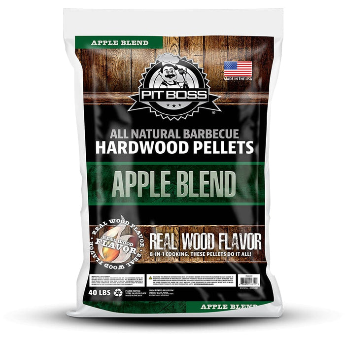 Pit Boss Pit Boss Apple Blend Hardwood Pellets (40 lb) - 55433 55433 Barbecue Accessories - Pellet 684678043103