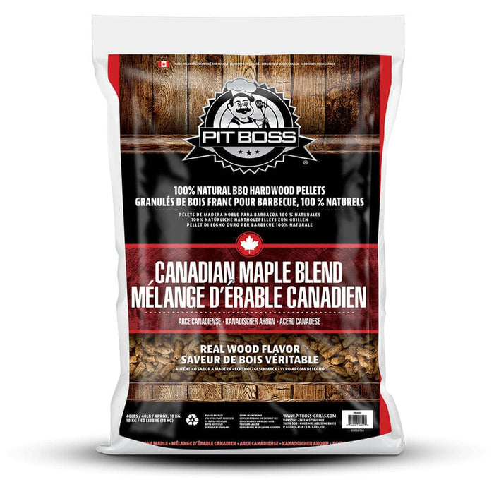 Pit Boss Pit Boss Canadian Maple Blend Hardwood Pellets (40 lb) - 40302 40302 Barbecue Accessories 684678403020