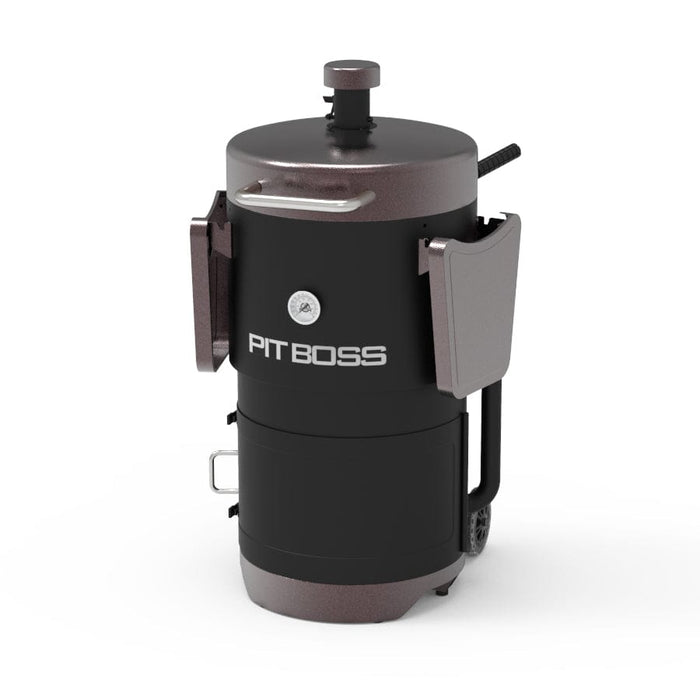 Pit Boss Pit Boss Charcoal Barrel Smoker, Mahogany 10865 Barbecue Finished - Pellet 684678107966