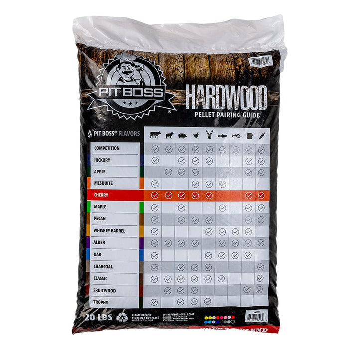 Pit Boss Pit Boss Cherry Blend Hardwood Pellets (20 lb) - 55234 55234 Barbecue Accessories 684678552346