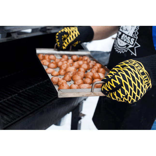 Pit Boss Pit Boss Grilling Gloves (Black/Yellow) - 67262 67262 Barbecue Accessories 684678104569