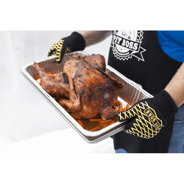 Pit Boss Pit Boss Grilling Gloves (Black/Yellow) - 67262 67262 Barbecue Accessories 684678104569