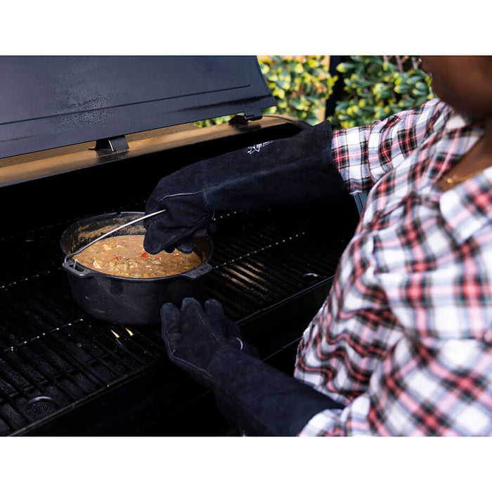 Pit Boss Pit Boss Heavy Duty Black Leather Gloves - 40267 40267 Barbecue Accessories 684678402672