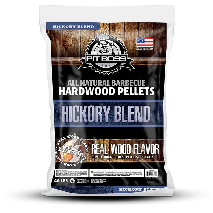 Pit Boss Pit Boss Hickory Blend Hardwood Pellets (40 lb) - 55436 55436 Barbecue Accessories - Pellet 684678043561