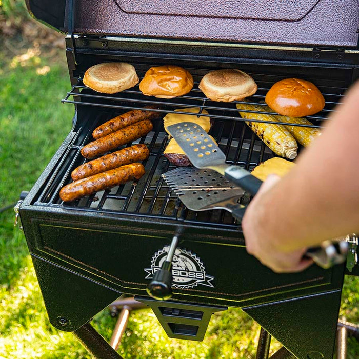 Pit Boss Pit Boss Mahogany 260 Portable Wood Pellet Grill 10559 Barbecue Finished - Gas 684678105597