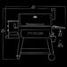 Pit Boss Pit Boss Sportsman 1600 Wood Pellet Grill 11014 Barbecue Finished - Pellet 684678110140