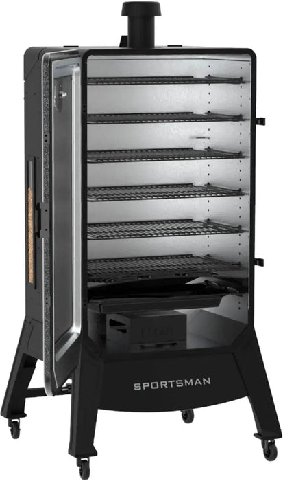 Pit Boss Pit Boss Sportsman Gray 7-Series Wood Pellet Vertical Smoker 11110 Barbecue Finished - Pellet