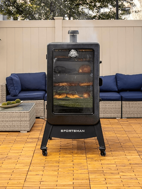 Pit Boss Pit Boss Sportsman Gray 7-Series Wood Pellet Vertical Smoker 11110 Barbecue Finished - Pellet 684678111109