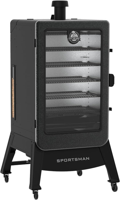 Pit Boss Pit Boss Sportsman Gray 7-Series Wood Pellet Vertical Smoker 11110 Barbecue Finished - Pellet 684678111109