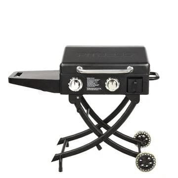 Pit Boss Pit Boss Sportsman Portable 2-Burner Gas Griddle w/ Legs 10732 Barbecue Finished - Pellet 684678107324