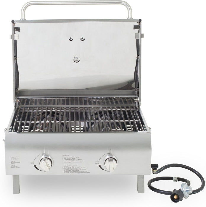 Pit Boss Pit Boss Stainless Steel 2-Burner Gas Grill 75275 Barbecue Finished - Pellet 684678483008