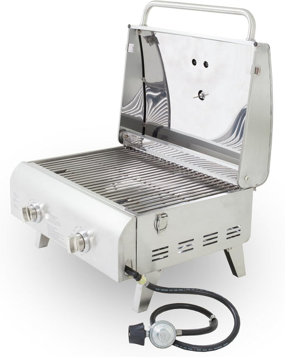 Pit Boss Pit Boss Stainless Steel 2-Burner Gas Grill 75275 Barbecue Finished - Pellet 684678483008