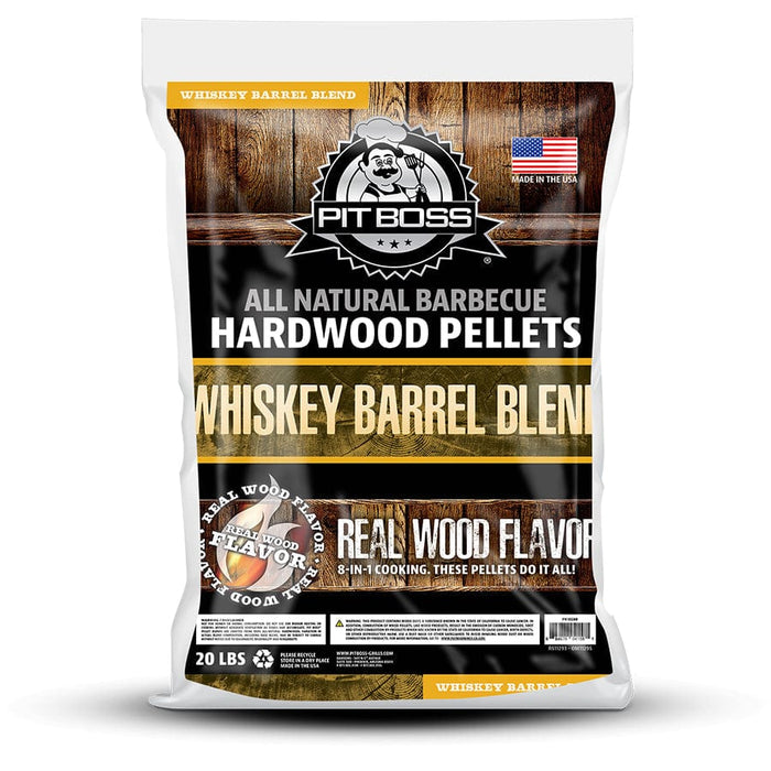 Pit Boss Pit Boss Whiskey Barrel Blend Hardwood Pellets (20 lb) - 55240 55240 Barbecue Accessories 684678041581