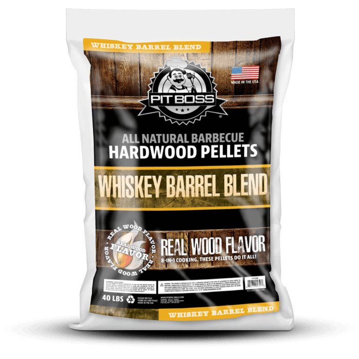 Pit Boss Pit Boss Whiskey Blend Hardwood Pellets (40 lb) - 55440 55440 Barbecue Accessories - Pellet 684678043578