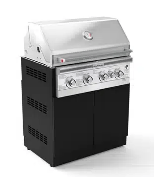 Precise Design And Cabinetry Inc. Precise Design Cabinetry - 2 Door Cabinet for Under The BBQ (24") PDC-2DC24 Barbecue Finished - Gas