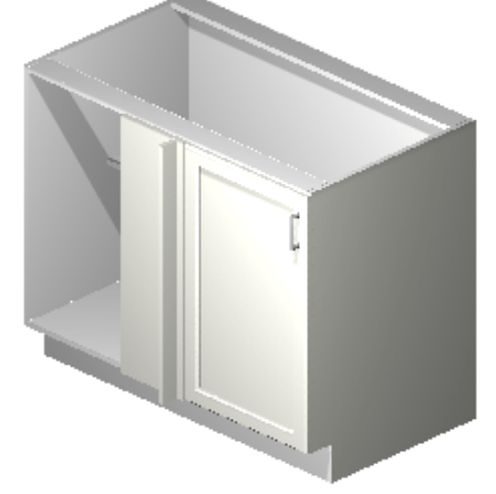 Precise Design And Cabinetry Inc. Precise Design Cabinetry - Blind Corner Cabinet (39" Left) PDC-BFBD39L Barbecue Finished - Gas