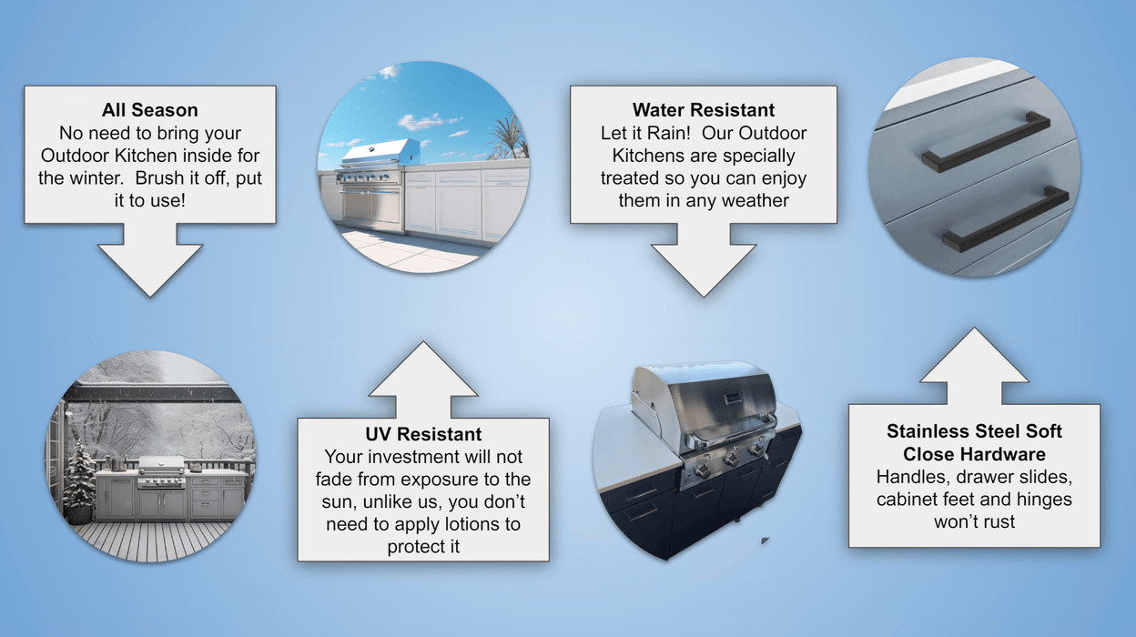 Precise Design And Cabinetry Inc. Precise Design Cabinetry - Full Height cabinet with adjustable shelf (12") PDC-FDB12R Barbecue Finished - Gas
