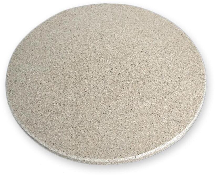 Primo Primo 16" Fredstone Natural Finish Round Baking Stone for Oval LG Grills - PG00352 PG00352 Barbecue Accessories