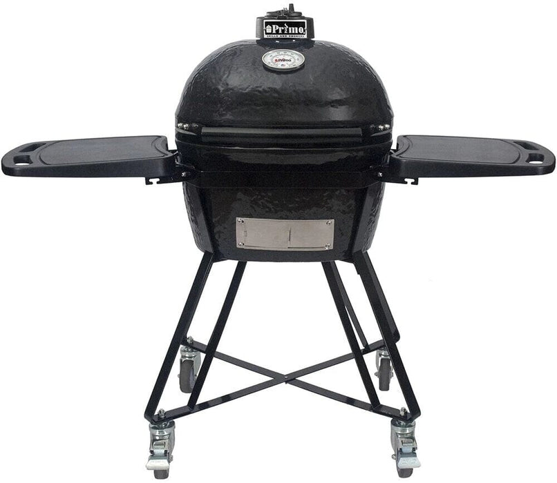Primo Primo 21" Oval Junior All-In-One Ceramic Kamado Egg Charcoal Grill PGCJRC Barbecue Finished - Charcoal