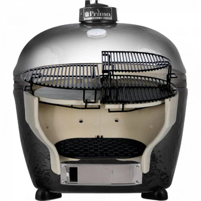 Primo Primo 28" Oval X-Large All-In-One Ceramic Kamado Egg Charcoal Grill PGCXLC Barbecue Finished - Charcoal