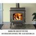Quadra-Fire Quadra-Fire 4300 Step Top Wood Stove 43ST-ACC-C-FD Fireplace Finished - Wood