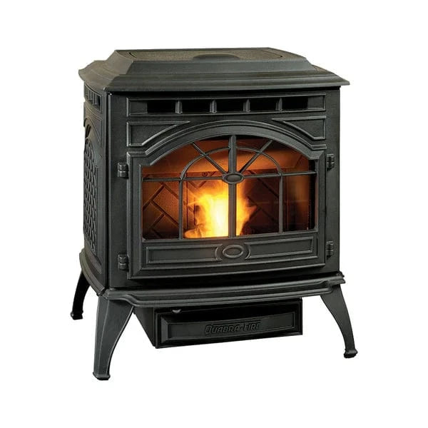 Quadra-Fire Quadra-Fire Castile Pellet Stove Fireplace Finished - Wood