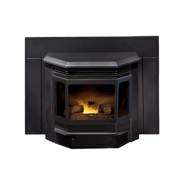 Quadra-Fire Quadra-Fire Classic Bay 1200 Pellet Insert CB1200I-C-FD Fireplace Finished - Wood