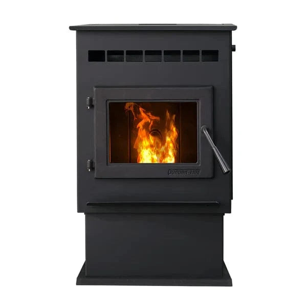 Quadra-Fire Quadra-Fire Outfitter I Pellet Stove OUTFITTER-I-FD Fireplace Finished - Wood