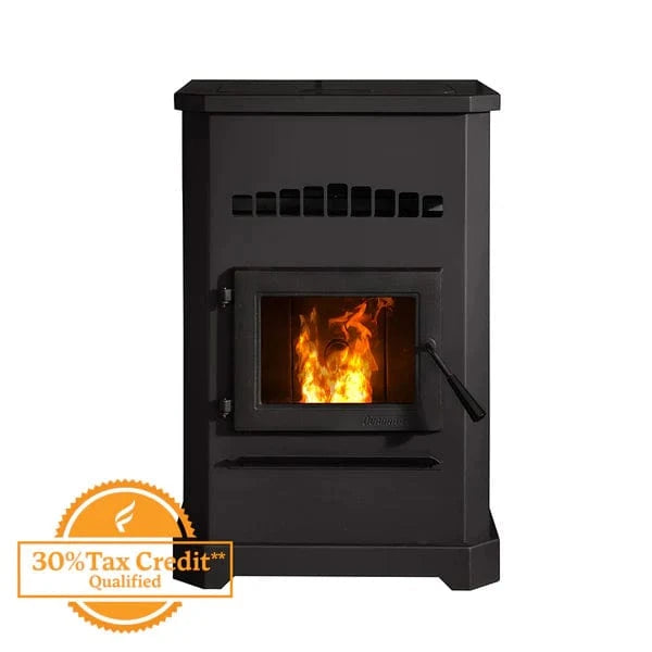 Quadra-Fire Quadra-Fire Outfitter II Pellet Stove OUTFITTER-II-FD Fireplace Finished - Wood
