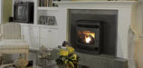 Quadra-Fire Quadra-Fire Santa-Fe Pellet Insert - SANTAFEI-C SANTAFEI-C-FD Fireplace Finished - Wood