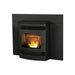 Quadra-Fire Quadra-Fire Santa-Fe Pellet Insert - SANTAFEI-C SANTAFEI-C-FD Fireplace Finished - Wood