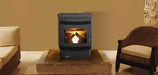 Quadra-Fire Quadra-Fire Santa-Fe Pellet Stove - SANTAFE-C SANTAFE-C-FD Fireplace Finished - Wood