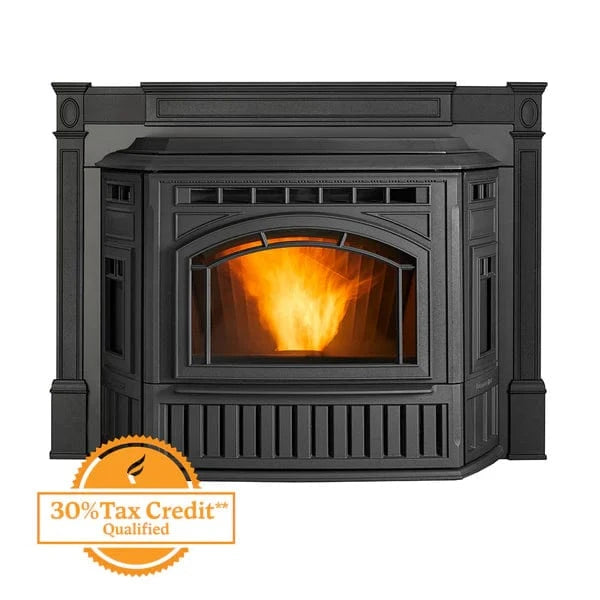 Quadra-Fire Quadra-Fire Trekker Series Pellet Insert Fireplace Finished - Wood