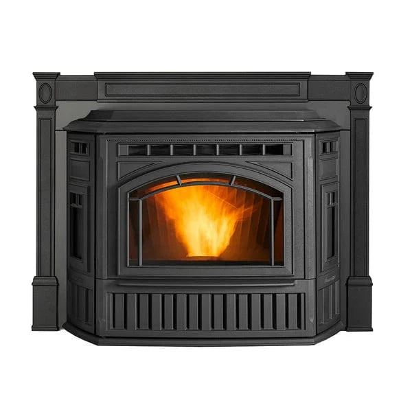 Quadra-Fire Quadra-Fire Trekker Series Pellet Insert Fireplace Finished - Wood