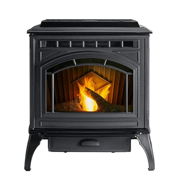 Quadra-Fire Quadra-Fire Trekker Series Pellet Stove Fireplace Finished - Wood