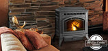 Quadra-Fire Quadra-Fire Trekker Series Pellet Stove Fireplace Finished - Wood