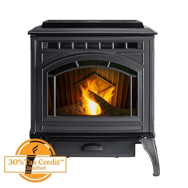 Quadra-Fire Quadra-Fire Trekker Series Pellet Stove Fireplace Finished - Wood